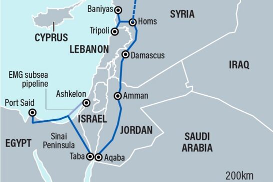 Sýrie: restart projektů velkých plynovodů